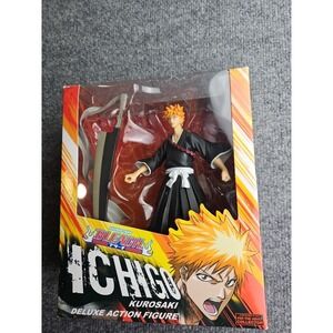 Bleach Ichigo Kurosaki Deluxe 6" Action Figure, Shonen Jump New In Packaging